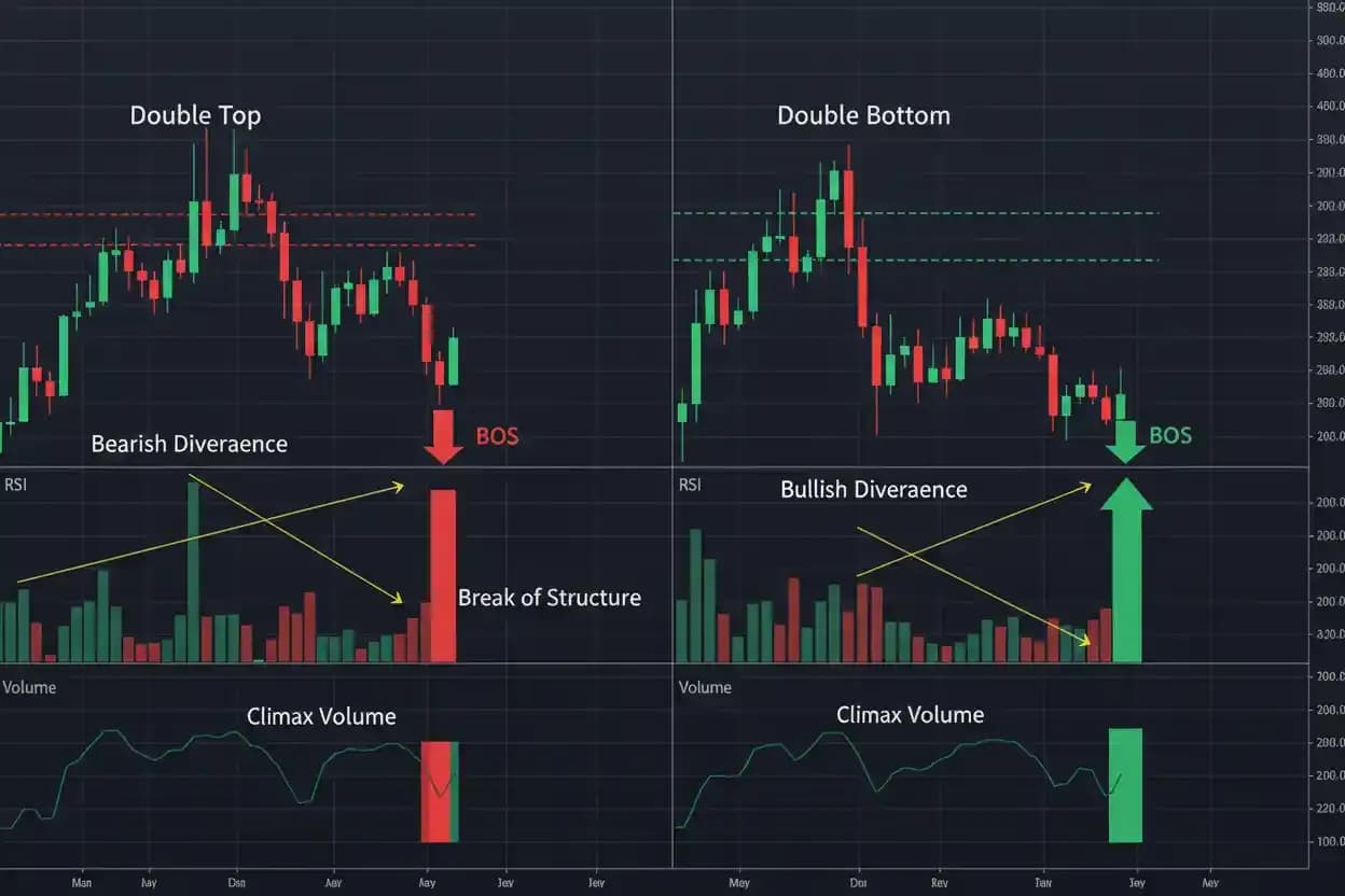 Reversal Trading: Strategies, Signals & Confirmation — Medatiq Markets article