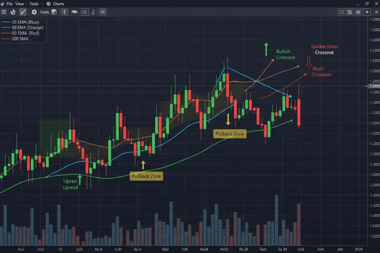 Moving Averages in Trading: Types, Signals & Strategies — Medatiq Markets article